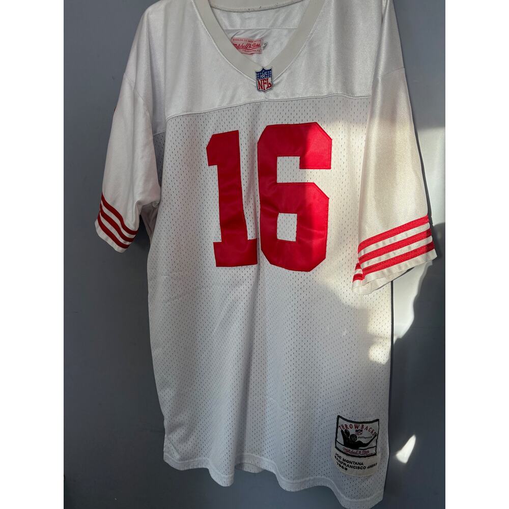 Mitchell & Ness Joe Montana #16 49ers Authentic Jersey Men’s 54